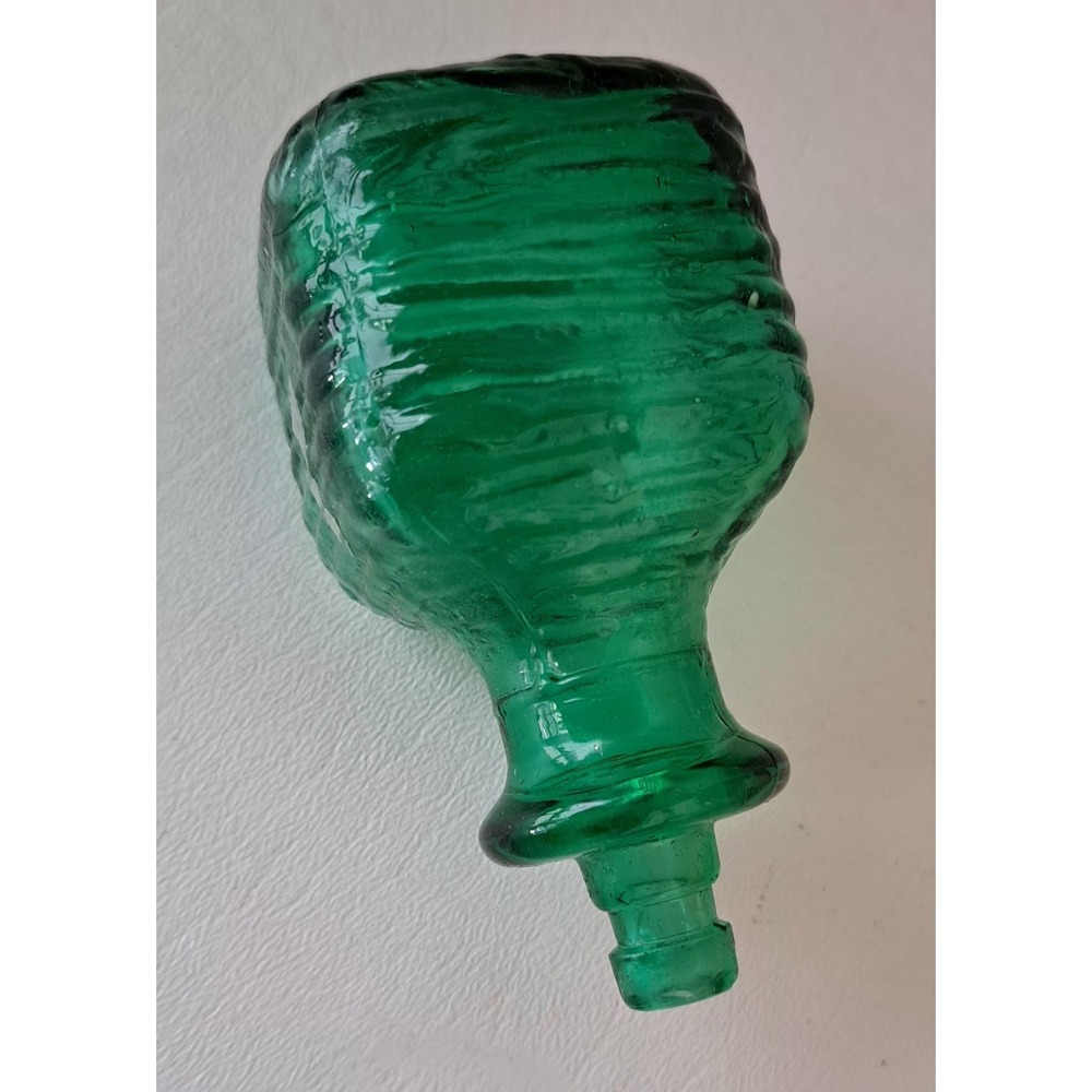 Vintage Green Glass Genie Bottle Stopper Only